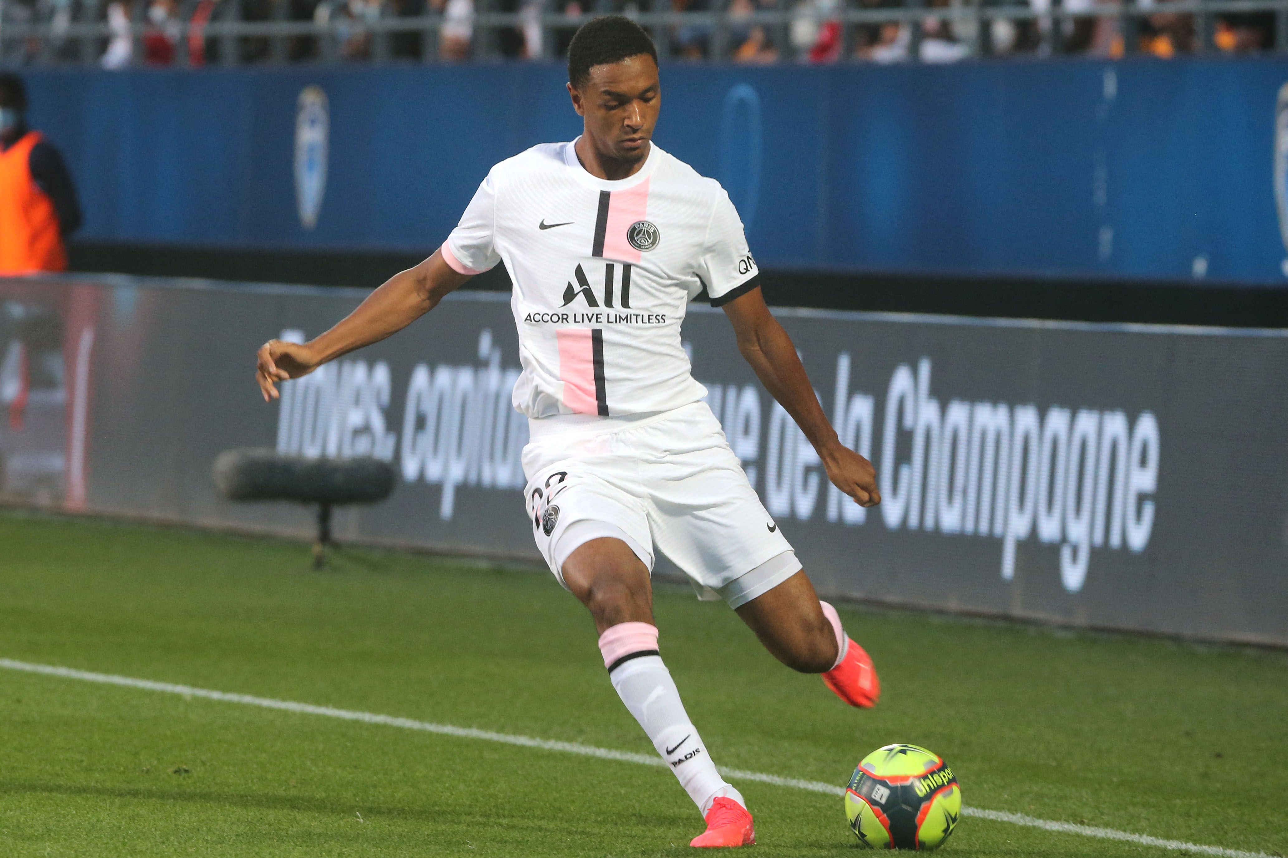 Abdou Diallo lors de la première journée de L1 face à Troyes, le 7 août 2021.