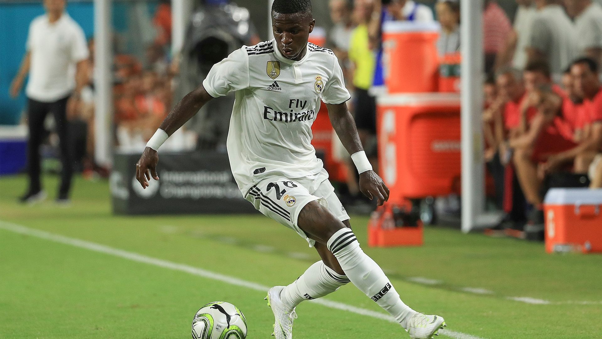 Vinicius Junior Real Madrid x Manchester United ICC 31 07 18