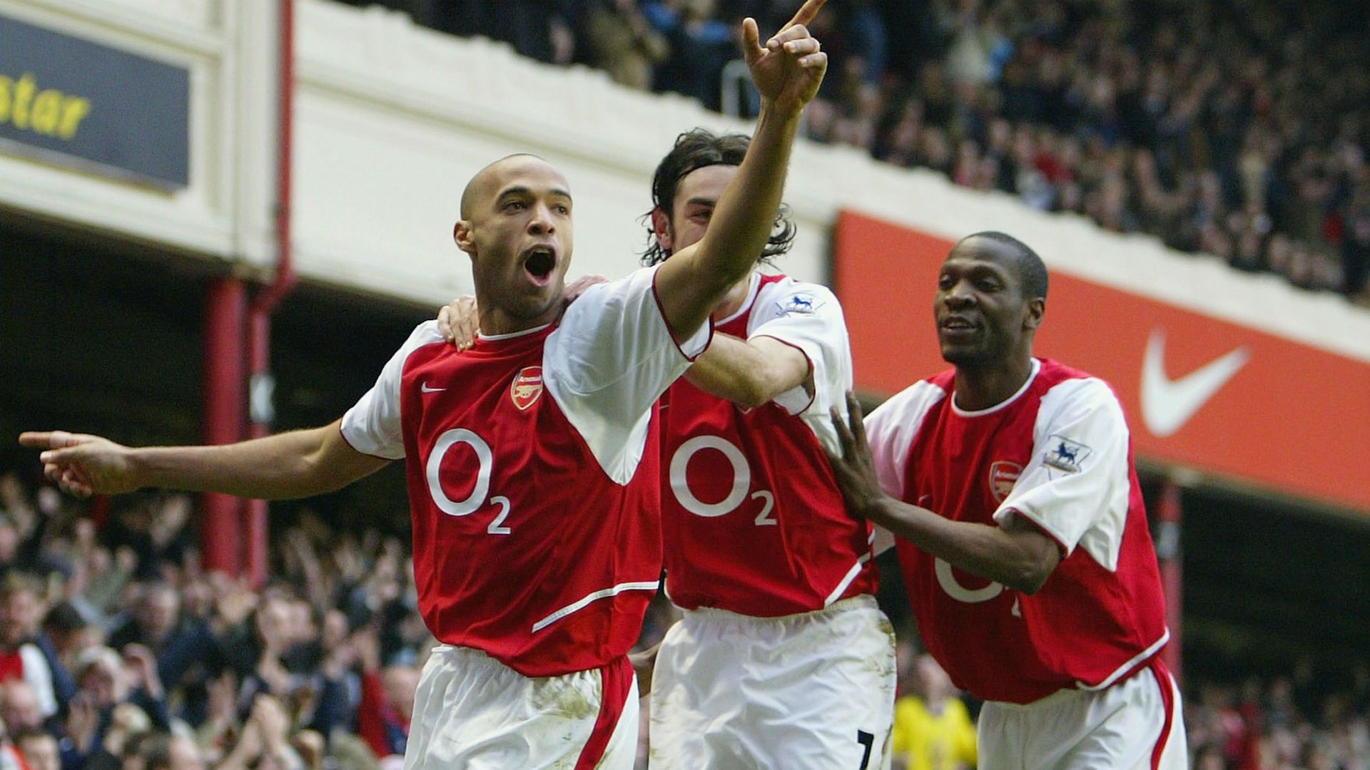 Thierry Henry Robert Pires Lauren Arsenal