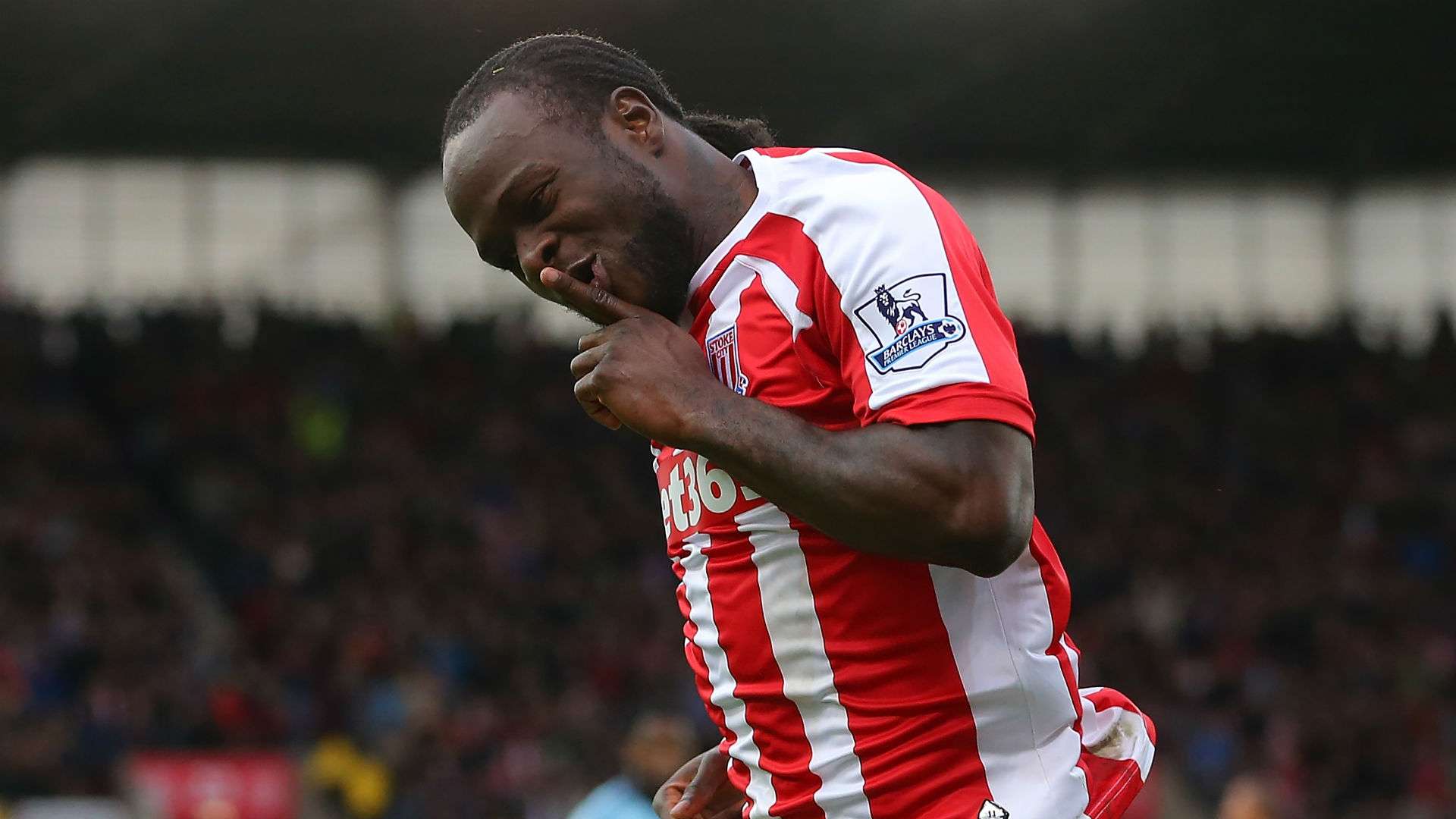 Victor Moses Premier League Stoke v West Ham 011114