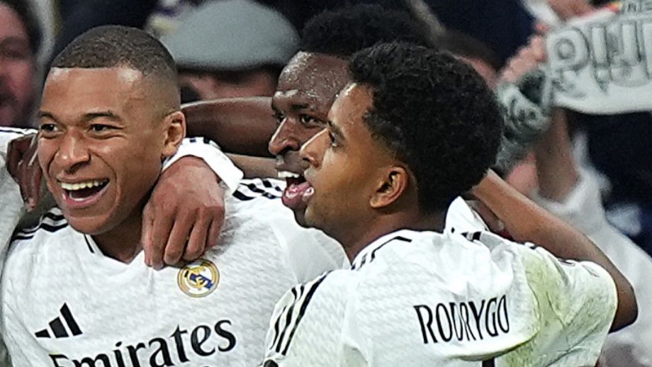 Jude Bellingham Kylian Mbappe Rodrygo Vinicius Junior Real Madrid 2024-25