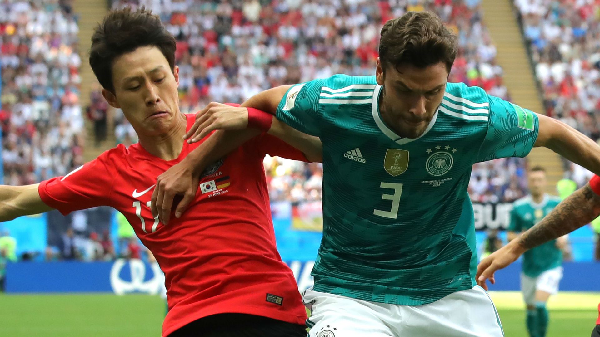 Jonas Hector Germany Hyunsoo Jang Korea World Cup