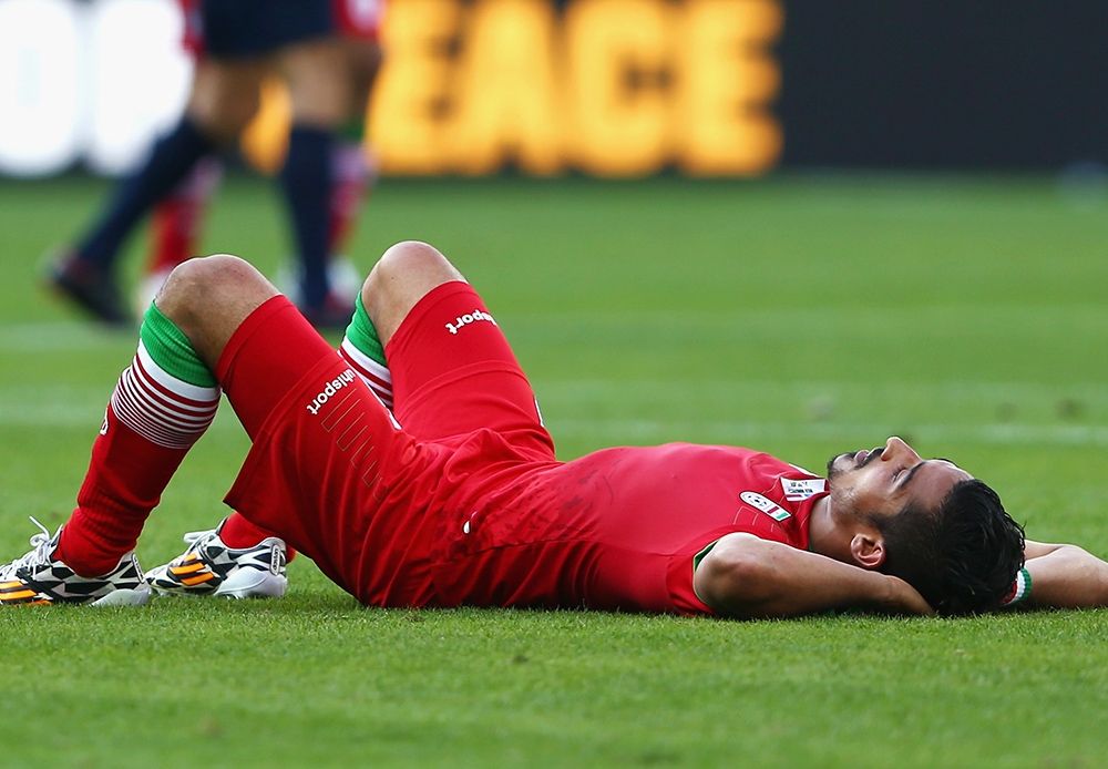 Iranian Player Argentina Iran 2014 World Cup Group F 2106201