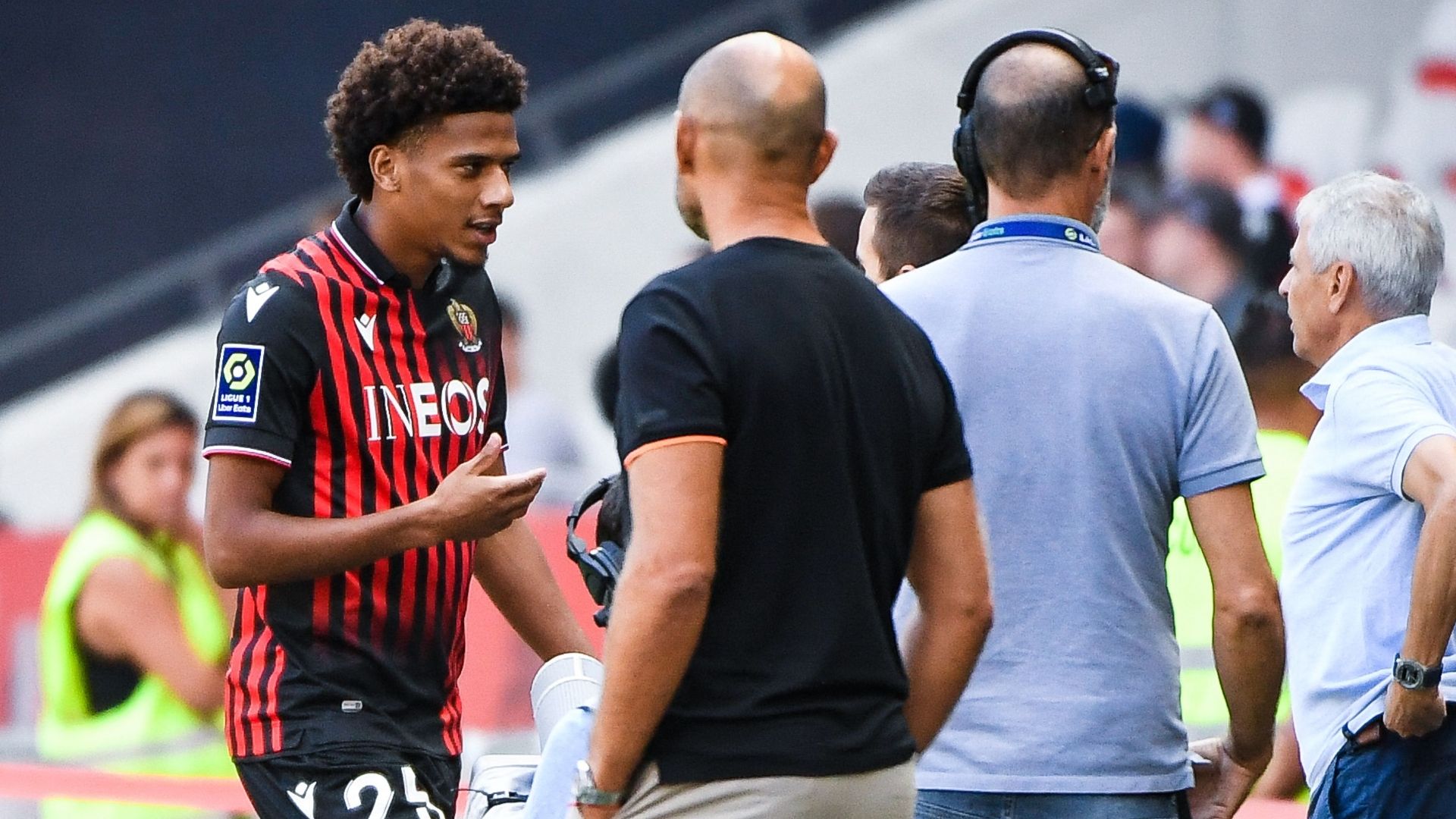 Todibo sent off Nice Angers