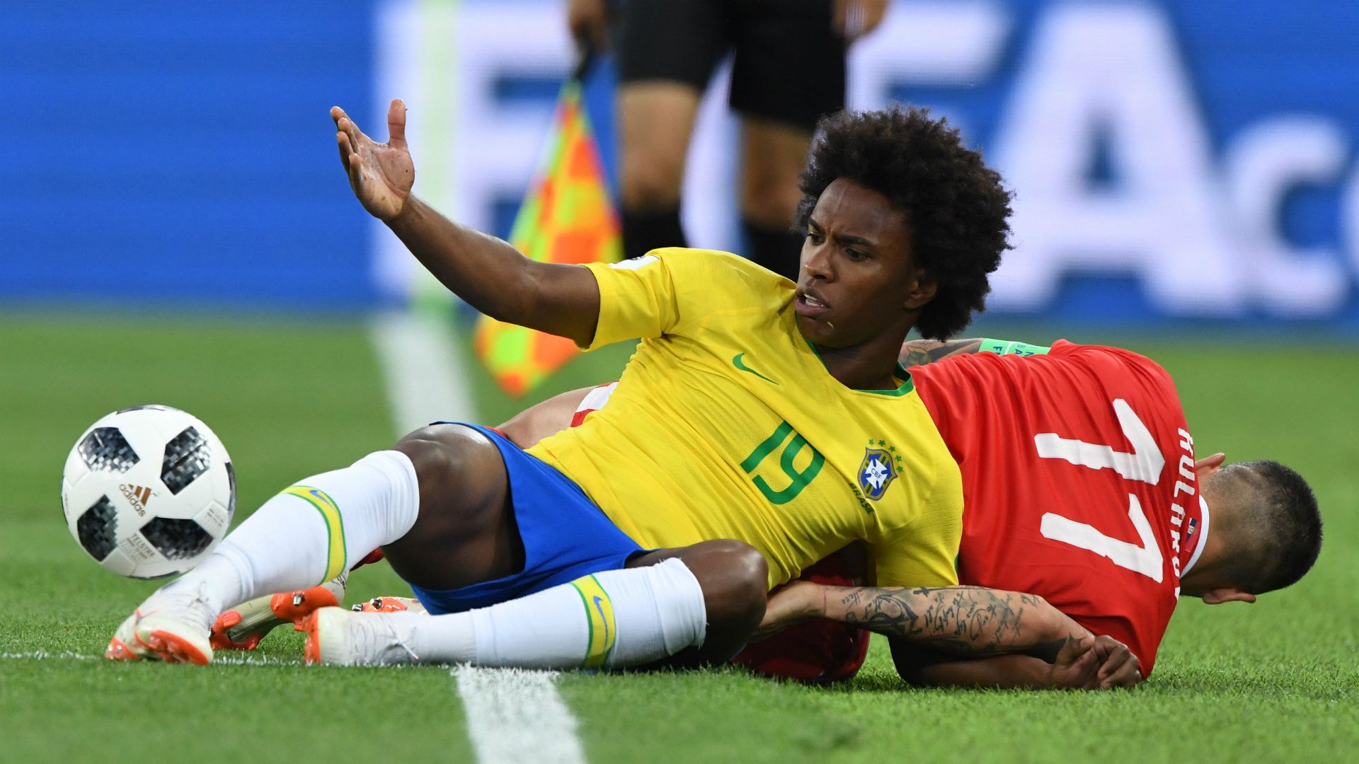 Willian I Brasil Sérvia I 27 06 18 I Copa do Mundo