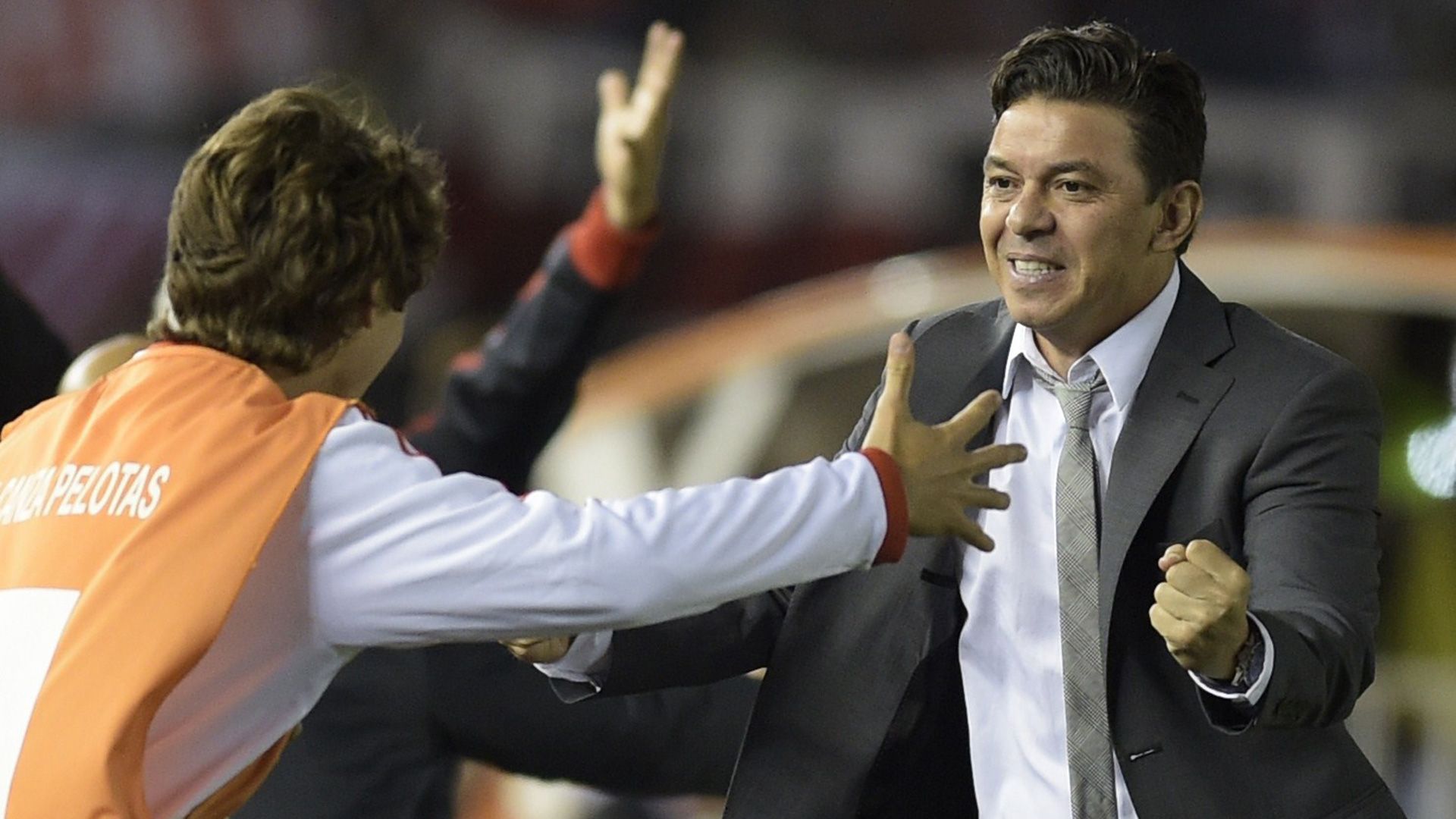 Marcelo Gallardo y Nahuel Gallardo 10122015