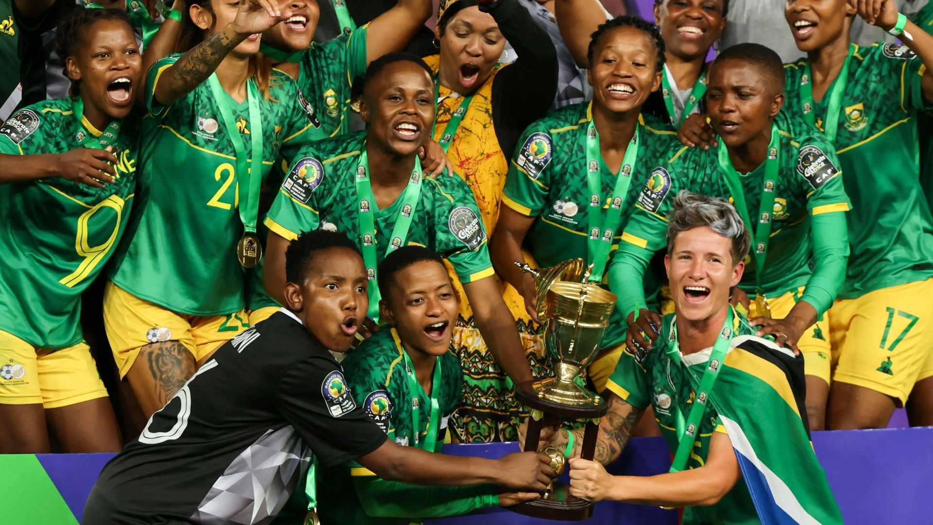 Banyana Banyana South Africa 2022 WAFCON winners