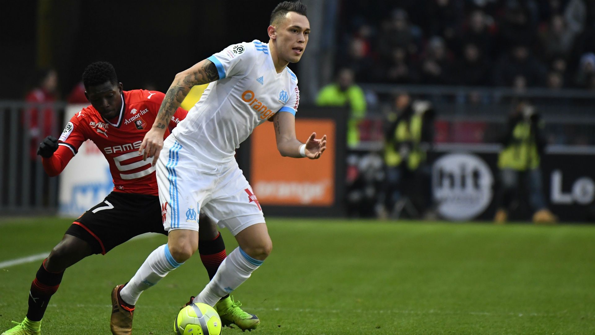 Lucas Ocampos Rennes Marseille