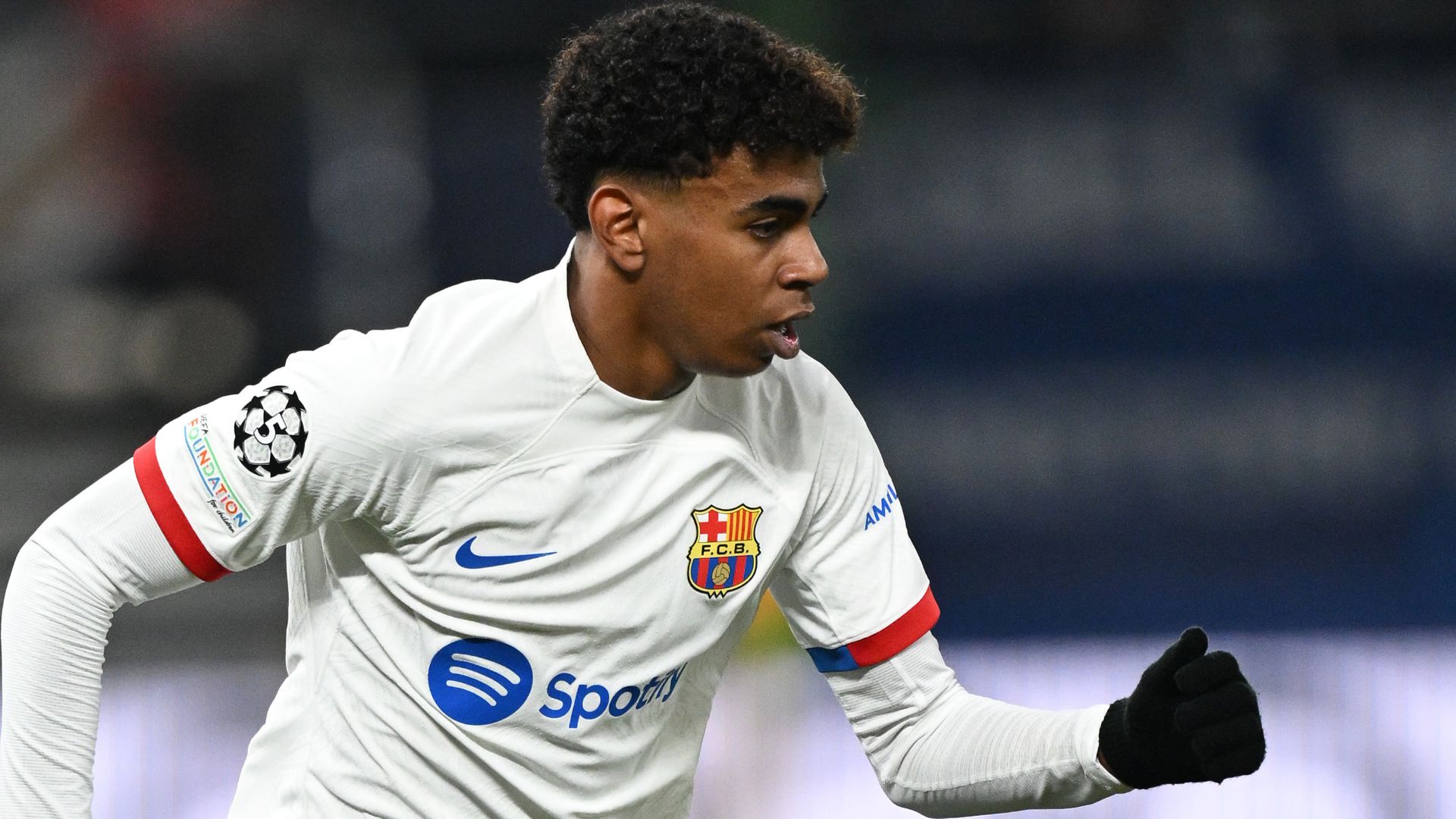 Lamine Yamal Barcelona Champions League 2023-24