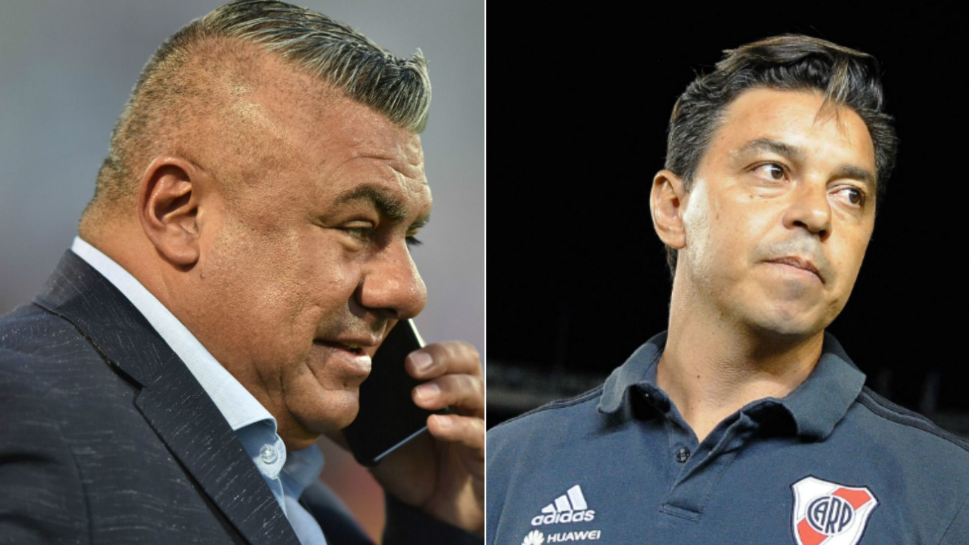 Claudio Tapia Marcelo Gallardo