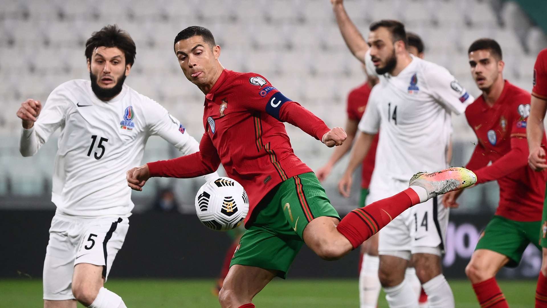 Cristiano Ronaldo, Portugal vs. Azerbaiyán