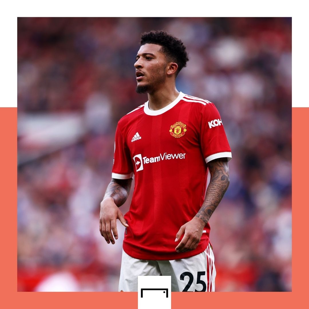 Jadon Sancho Manchester United Premier League 2021-22 GFX
