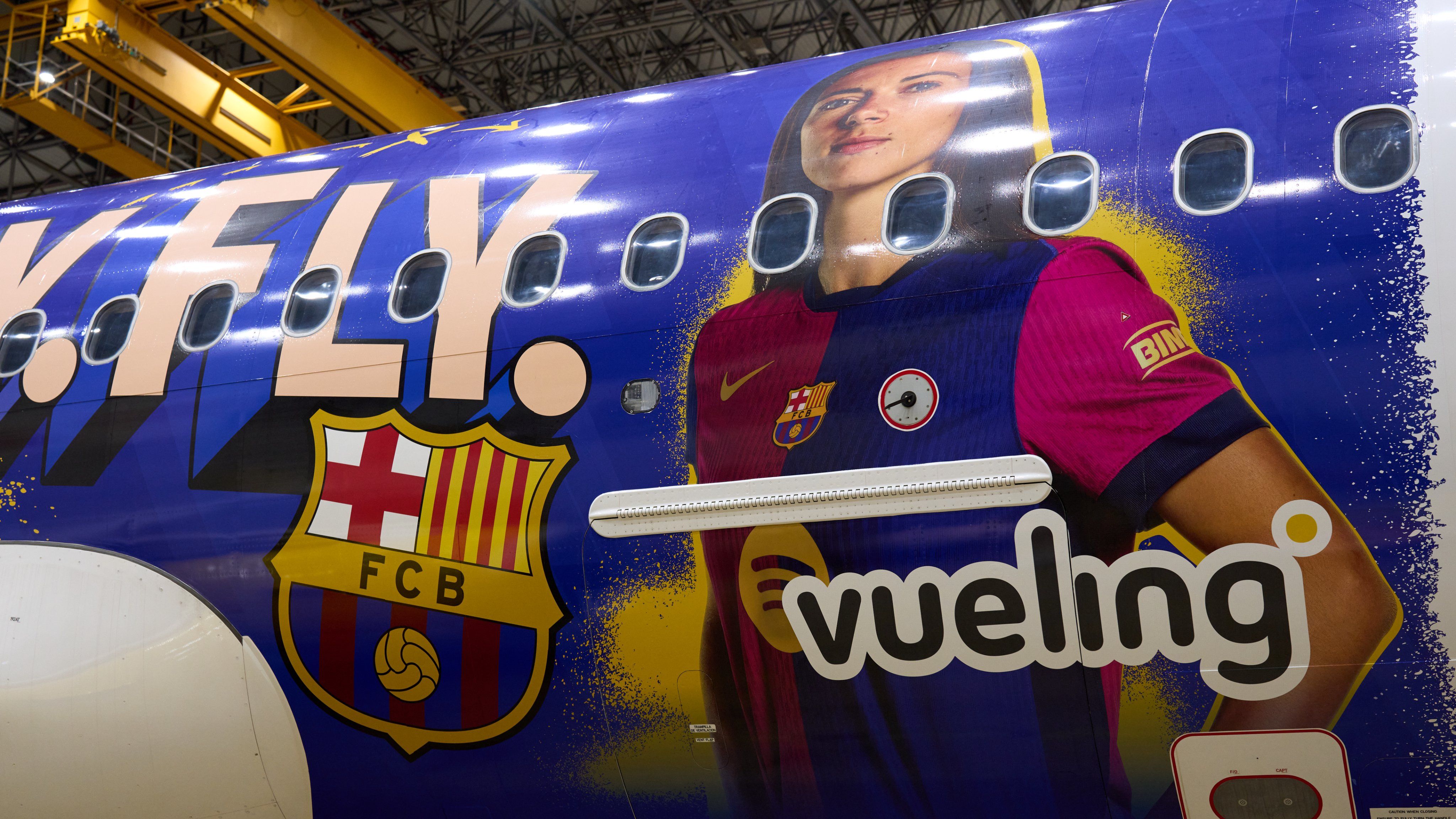 Barcelona Femenino Avion