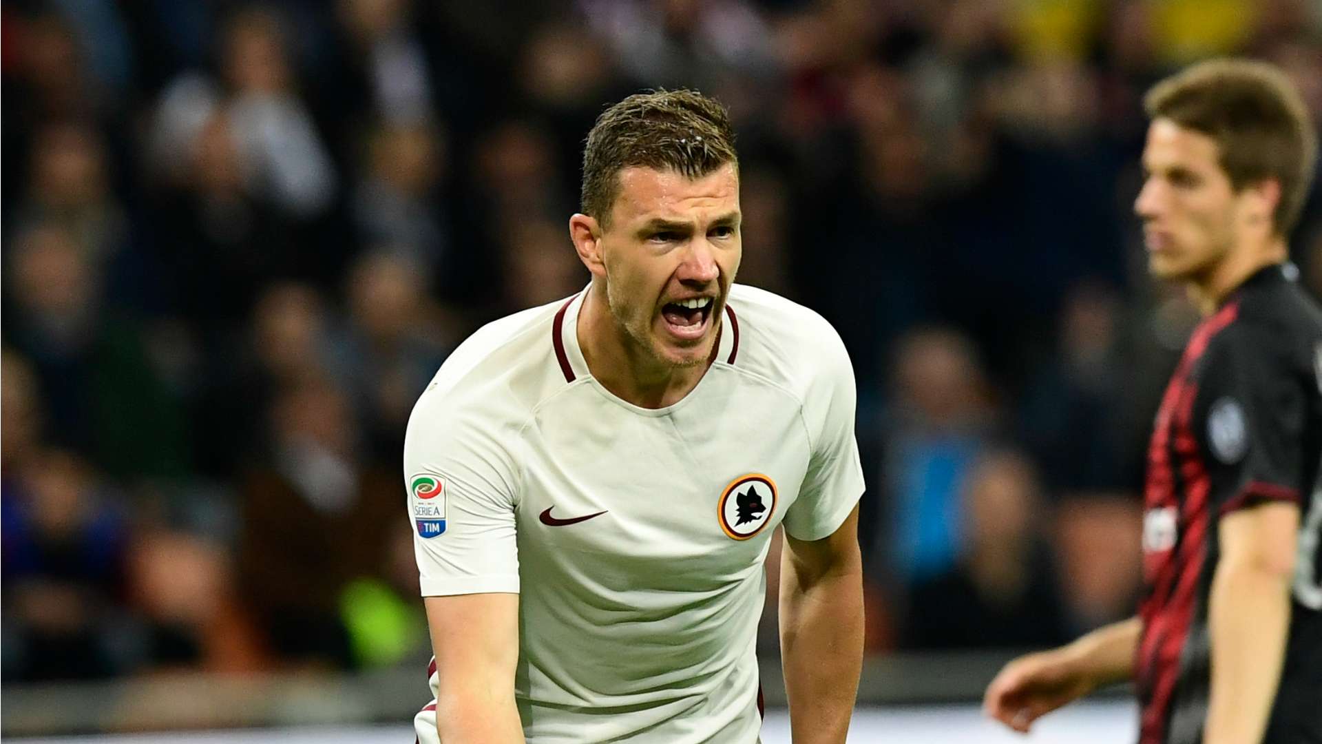 Edin Dzeko Milan Roma Serie A 07052017