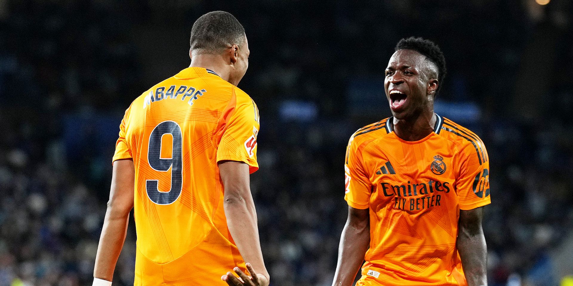 Kylian Mbappe Vinicius Jr Real Madrid 2024-25