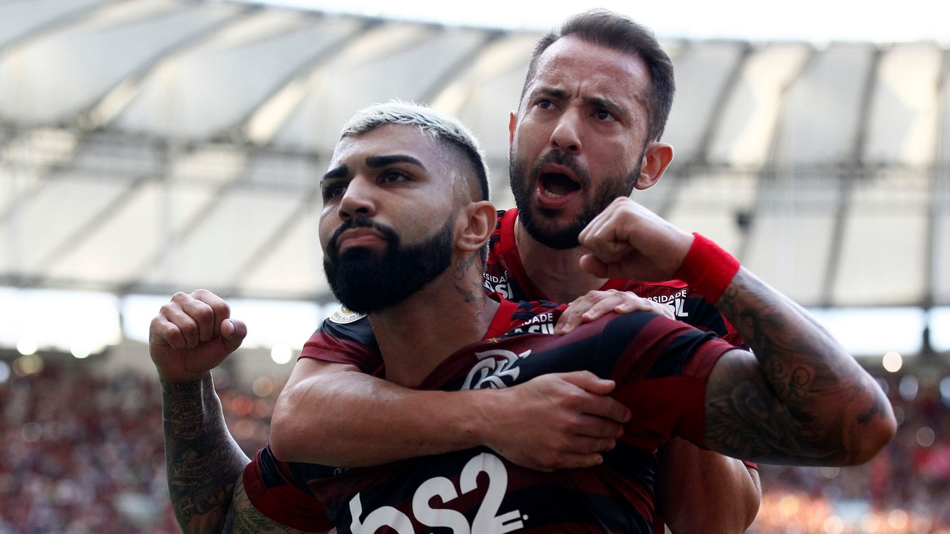 Gabigol Everton Ribeiro Flamengo Athletico Brasileirão Série A 26052019