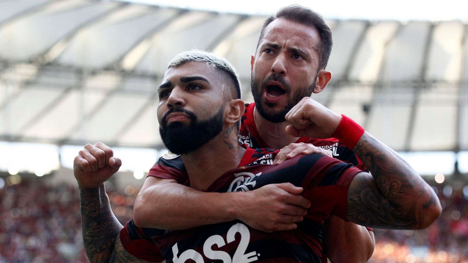 Gabigol Everton Ribeiro Flamengo Athletico Brasileirão Série A 26052019