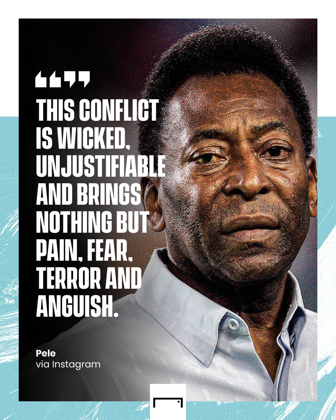 Pele Ukraine Russia conflict quote