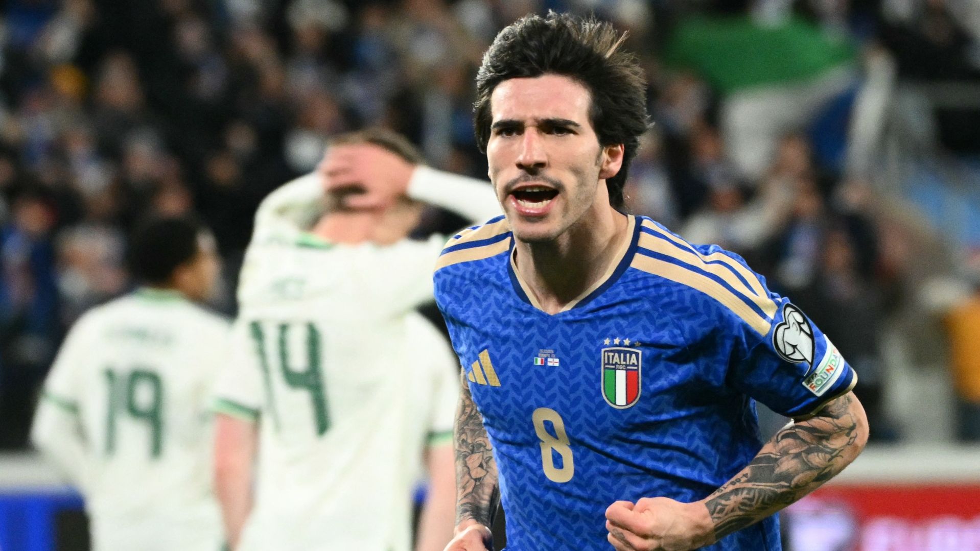 Sandro Tonali Italy Northern Ireland