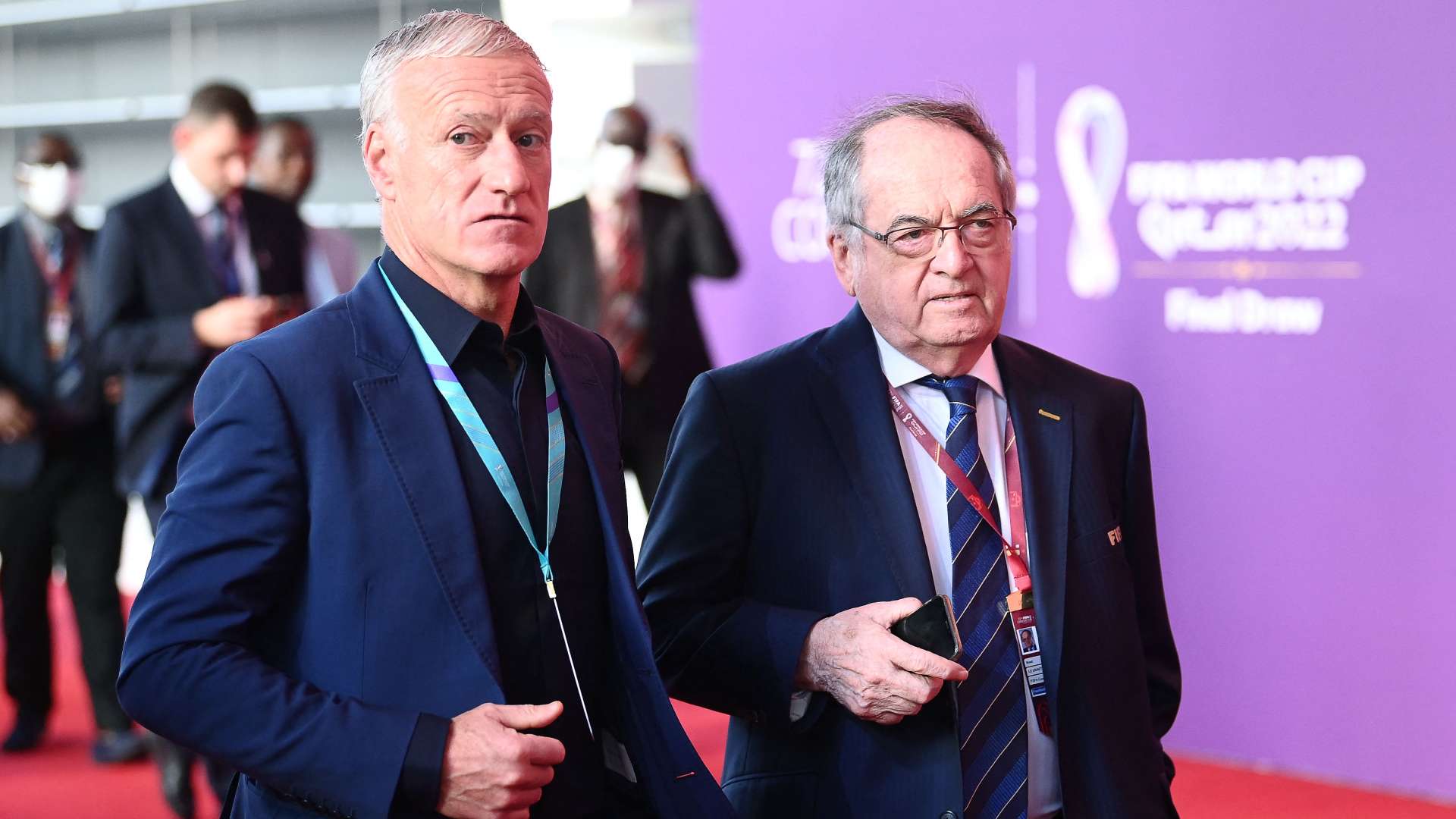 Coupe du monde 2022 - Tirage au sort - Didier Deschamps Noël Le Graët