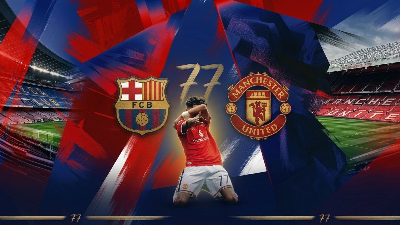 JJ Gabriel Manchester United Barcelona Goal Only