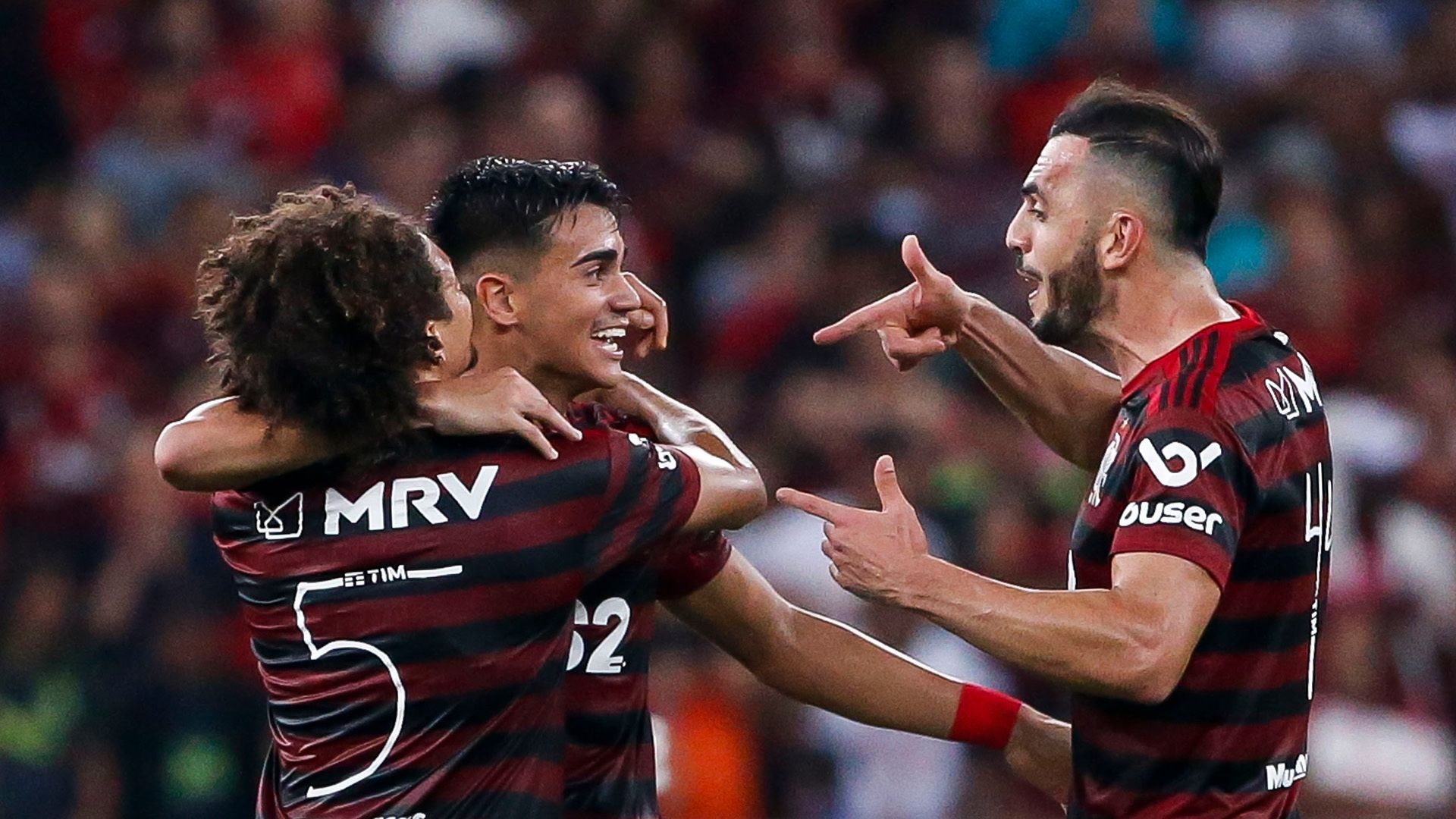 Camisa dia das crianças Reinier Willian Arão Flamengo Atlético-MG Brasileirão Série A 10102019