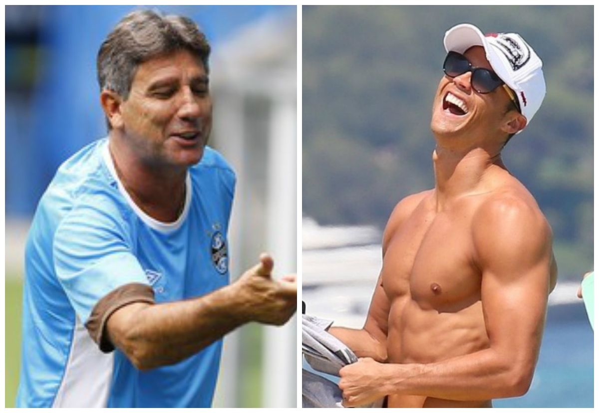 Renato Gaúcho Grêmio Cristiano Ronaldo Real Madrid