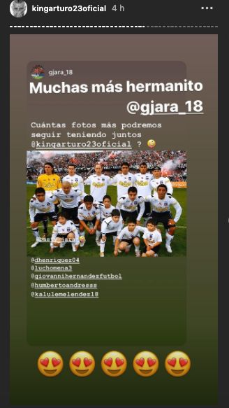 Gonzalo Jara Arturo Vidal 2020