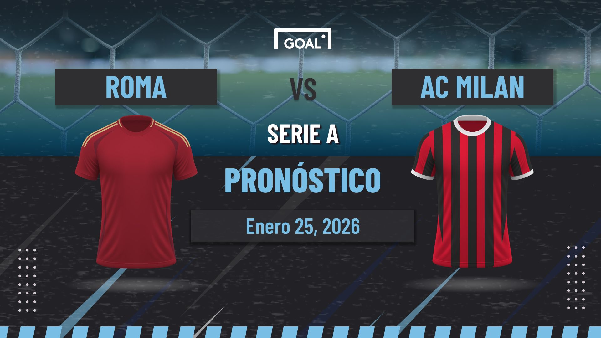 Roma vs AC Milan Pronóstico y Apuestas Serie A | 25/01/26