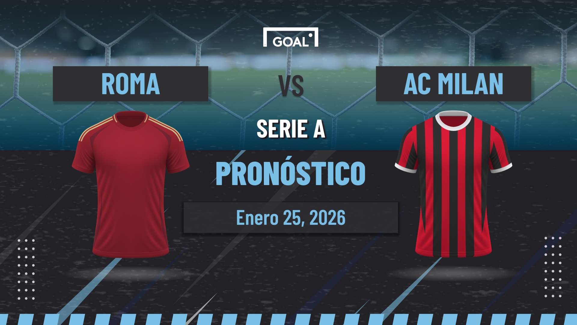 Roma vs AC Milan Pronóstico y Apuestas Serie A | 25/01/26