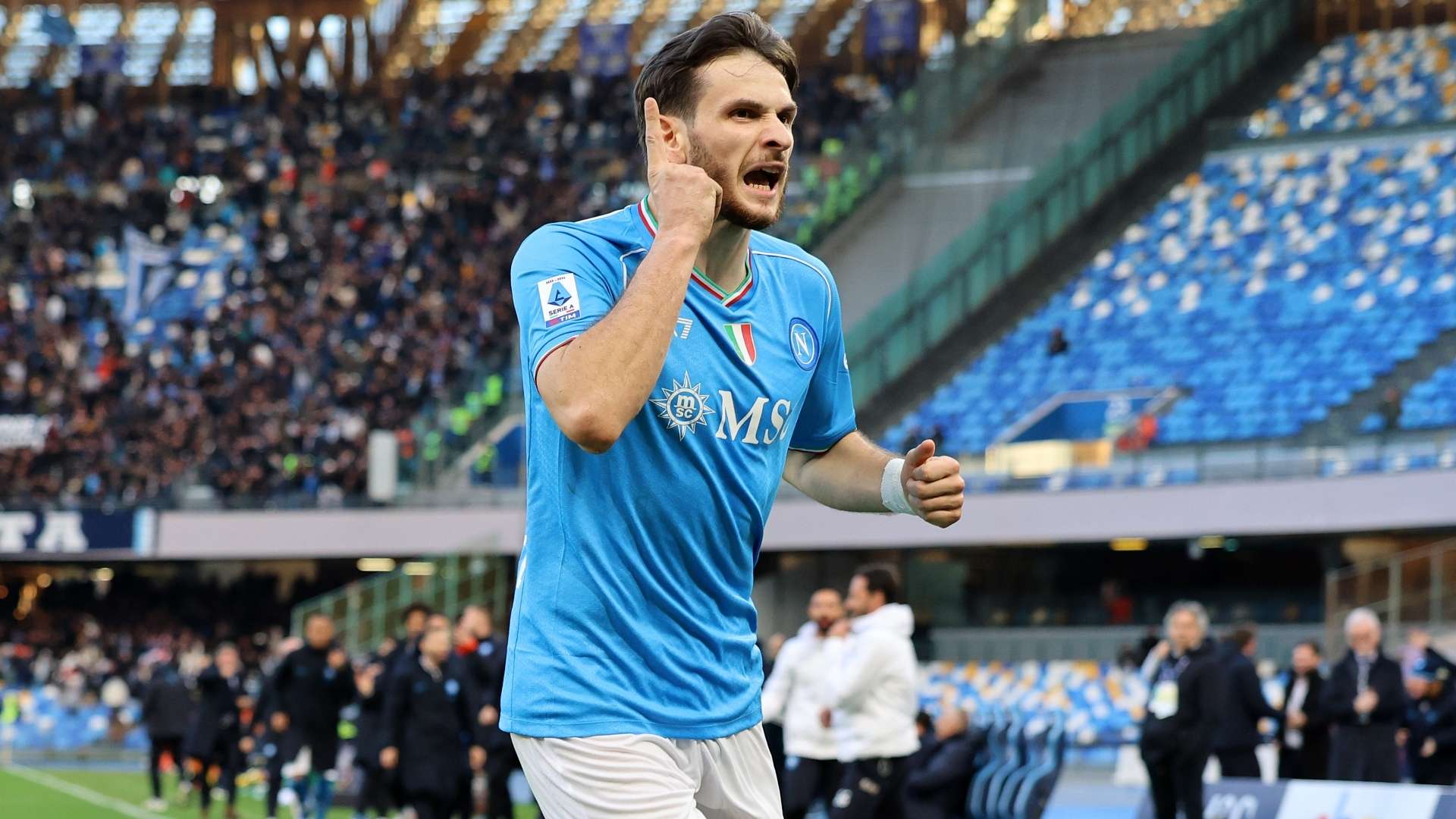 Khvicha Kvaratskhelia Napoli Verona 04022024