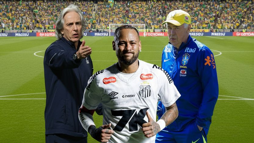 Neymar Ancelotti Jorge Jesus (Goal Only)