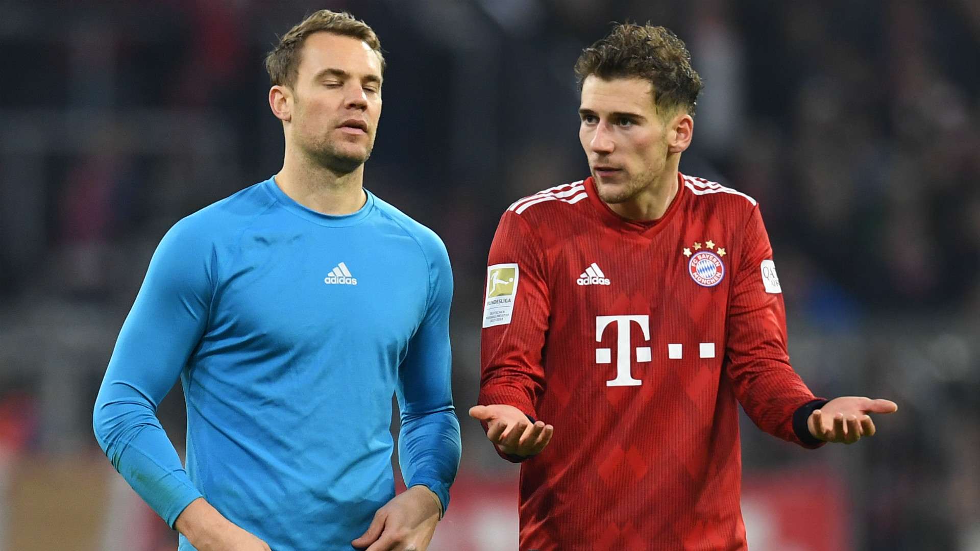 MANUEL NEUER LEON GORETZKA BAYERN MÜNCHEN