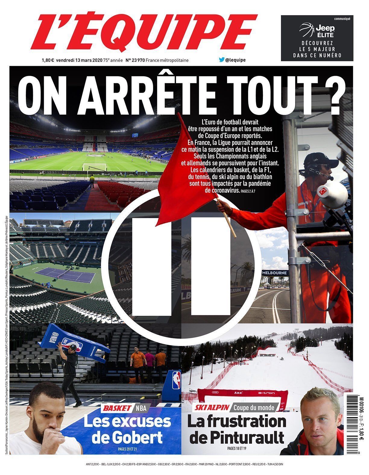 13 March L'Equipe