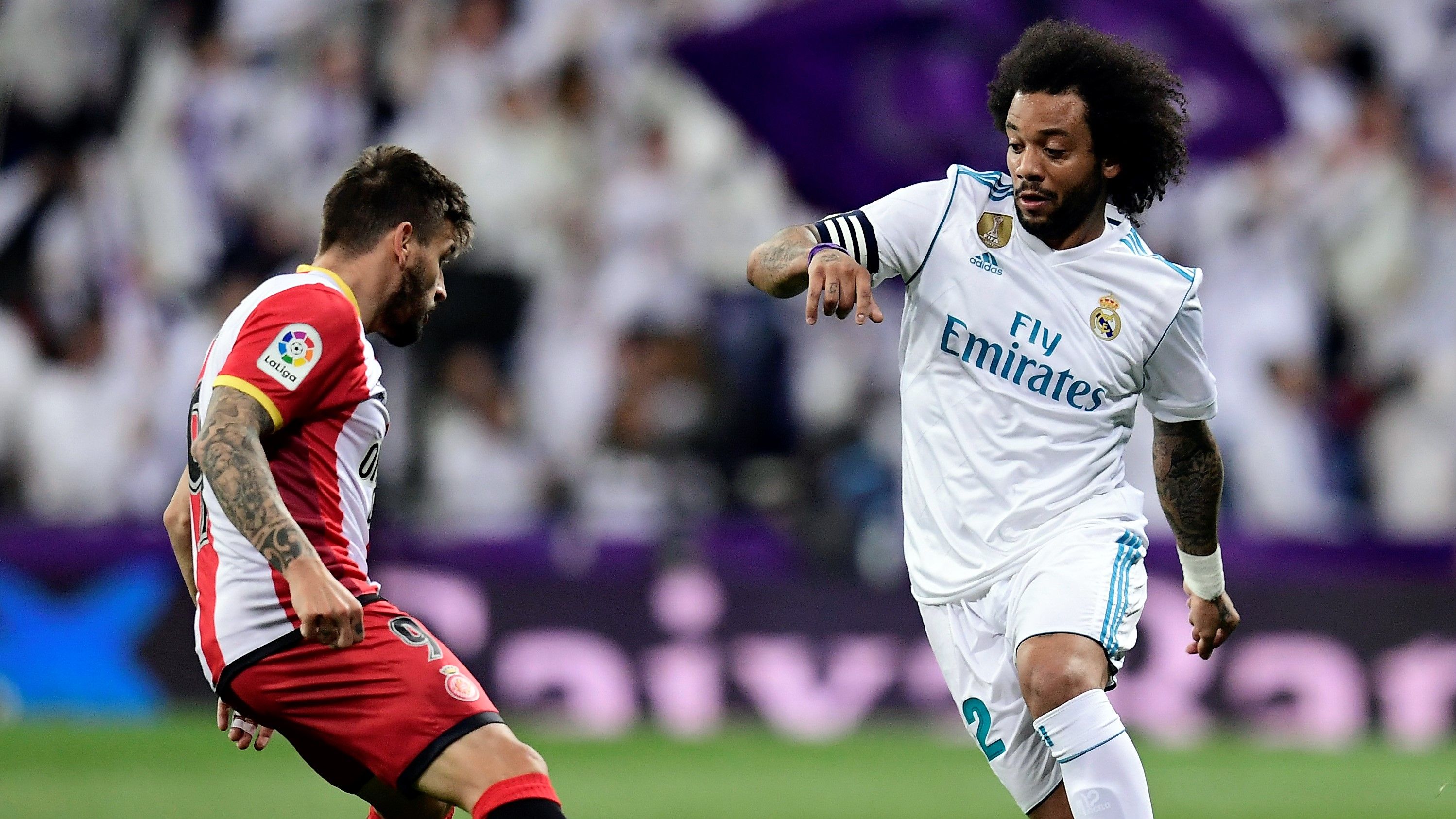 Cristian Portugues Marcelo Real Madrid Girona LaLiga 18032018