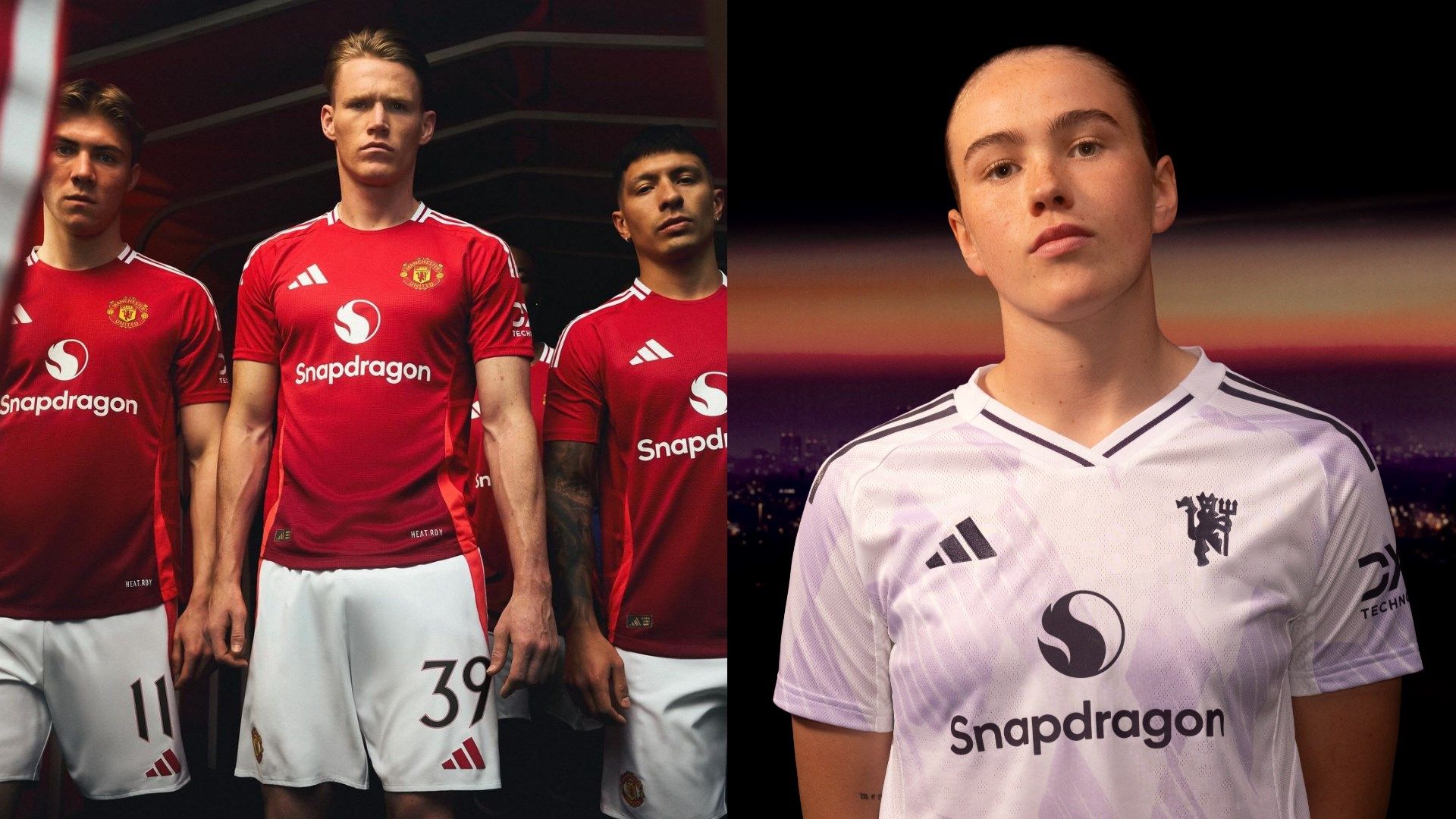 Man Utd home & away kit 2025-26