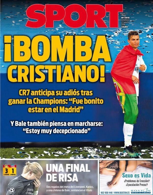 Sport 27/5