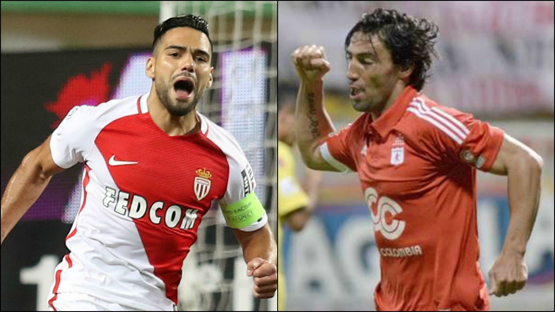 Radamel Falcao & Ernesto Farías Collage