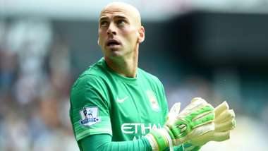 Willy Caballero Tottenham Manchester City Premier League 26092015