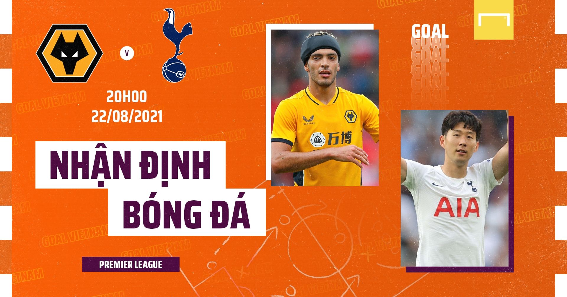 Preview Wolves vs Tottenham Hotspur Premier League 2021/22 GFX