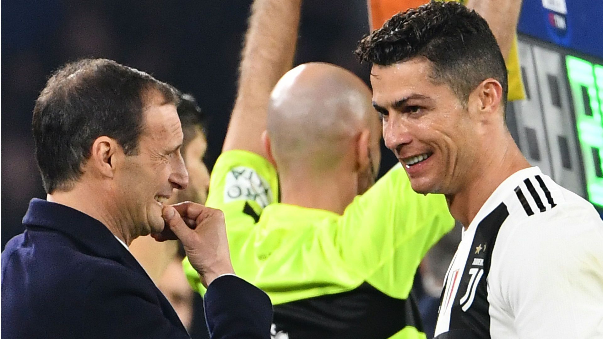 Allegri Cristiano Ronaldo Juventus Serie A