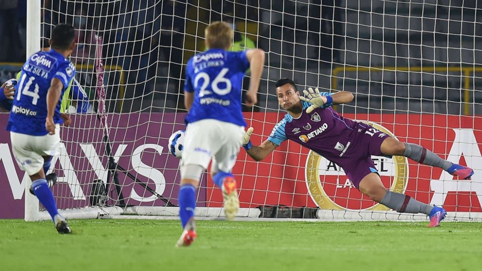 Fabio Fluminense Millonarios Libertadores 22 02 2022