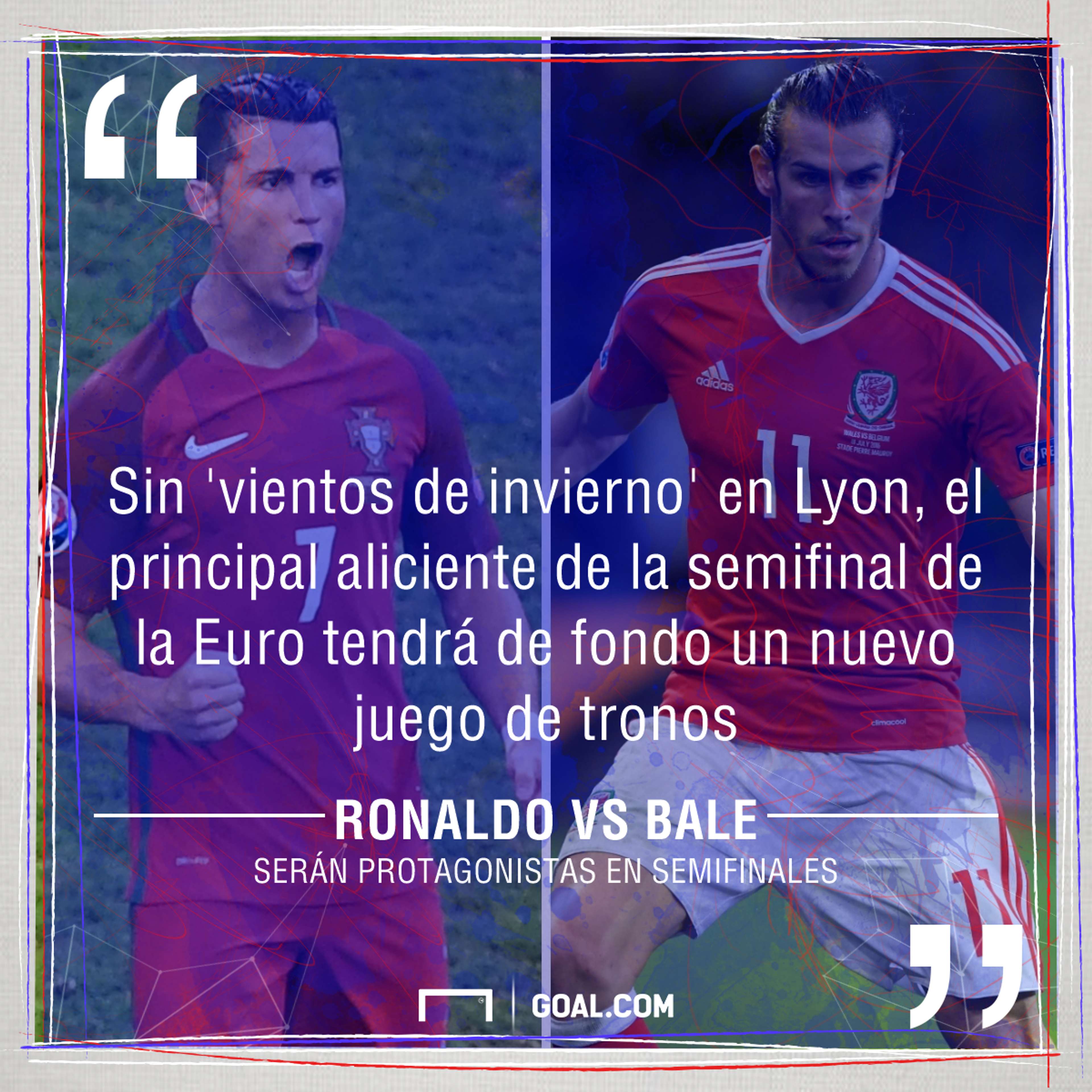 Cristiano Ronaldo vs Gareth Bale quote GFX