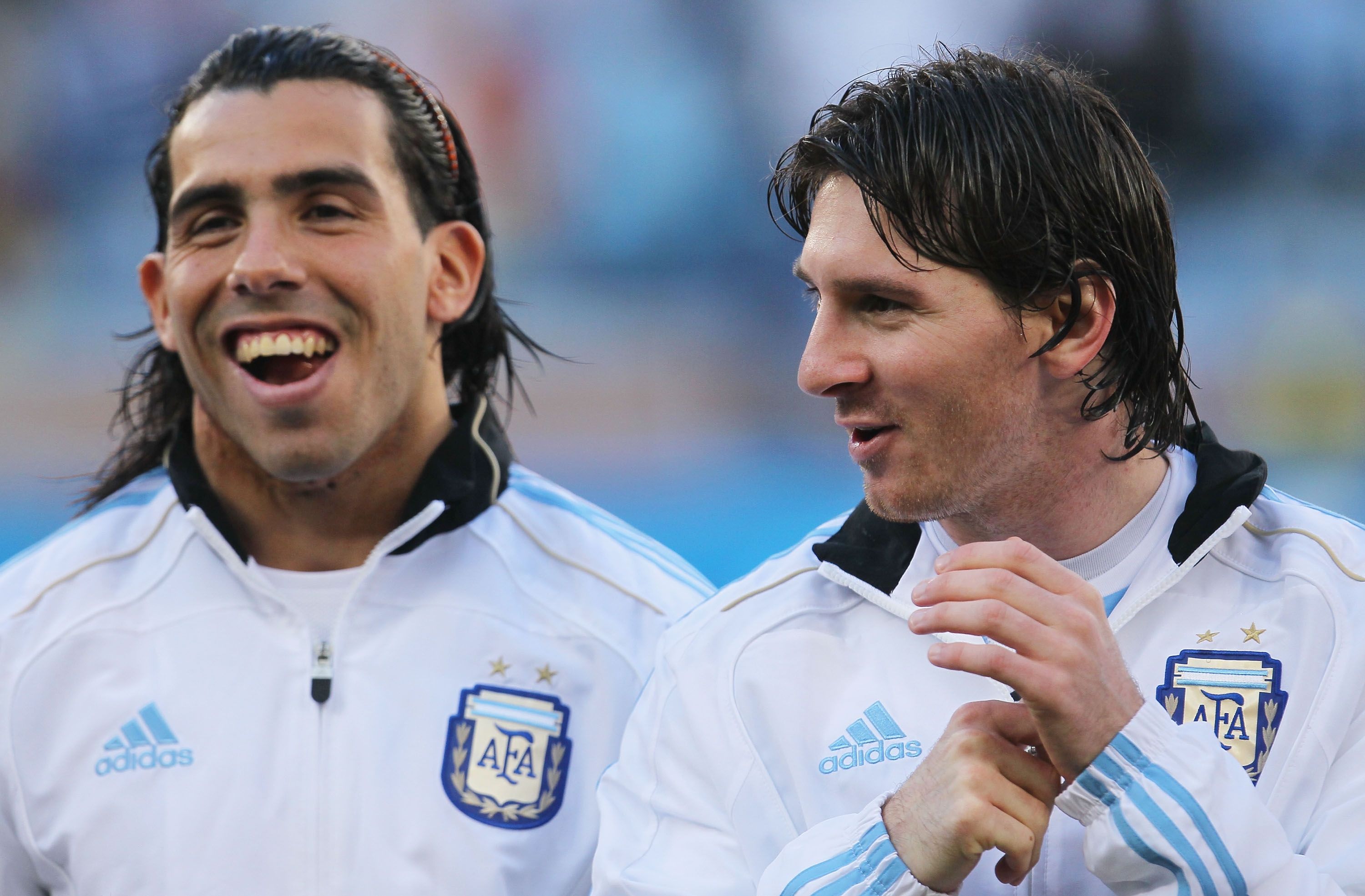 Carlos Tevez Lionel Messi