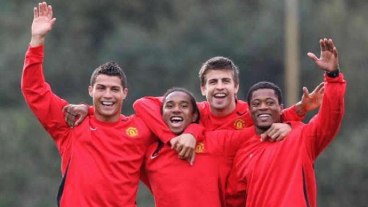 Pique Ronaldo Anderson Evra