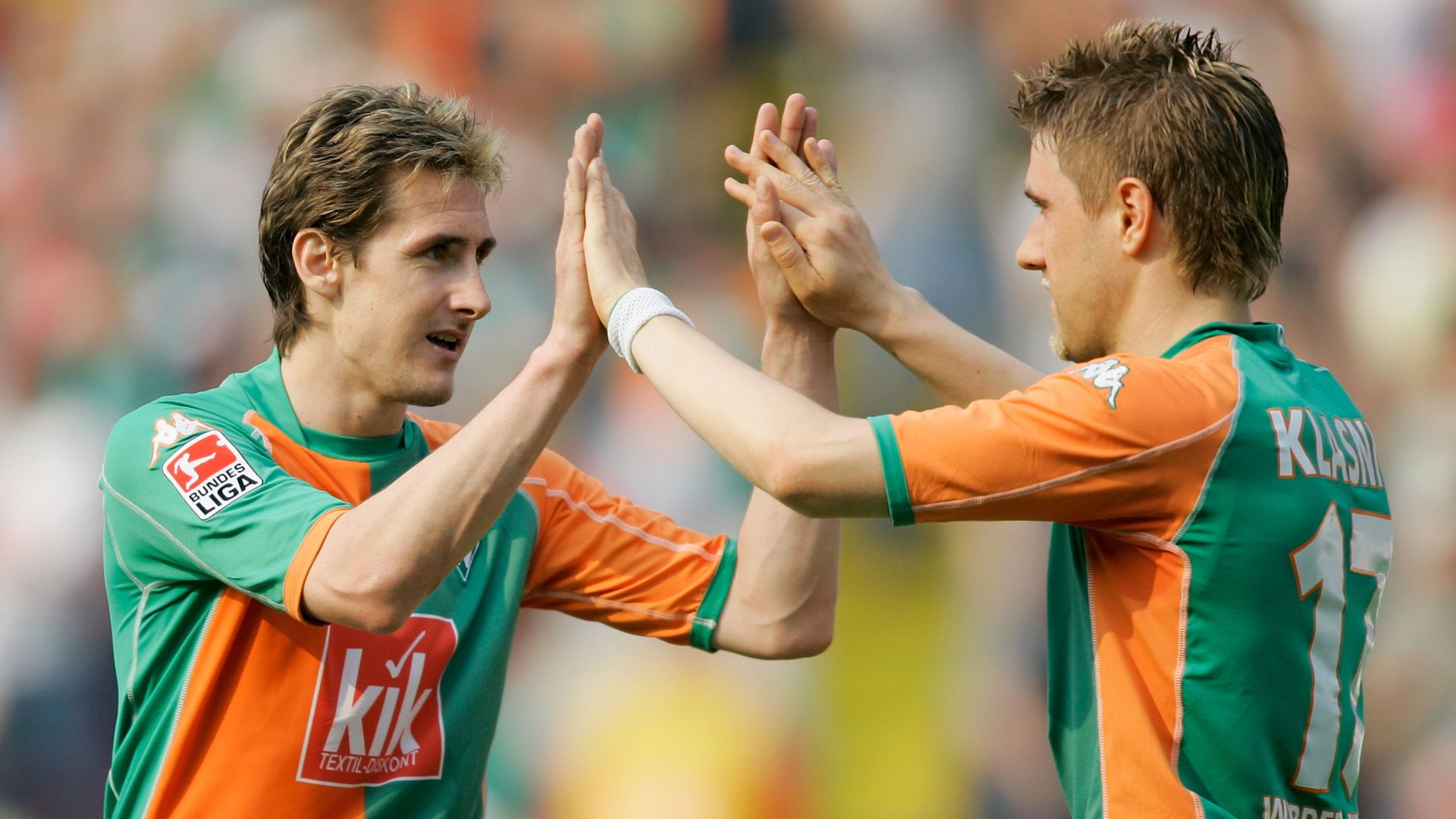 Miroslav Klose Ivan Klasnic Werder Bremen 05052006