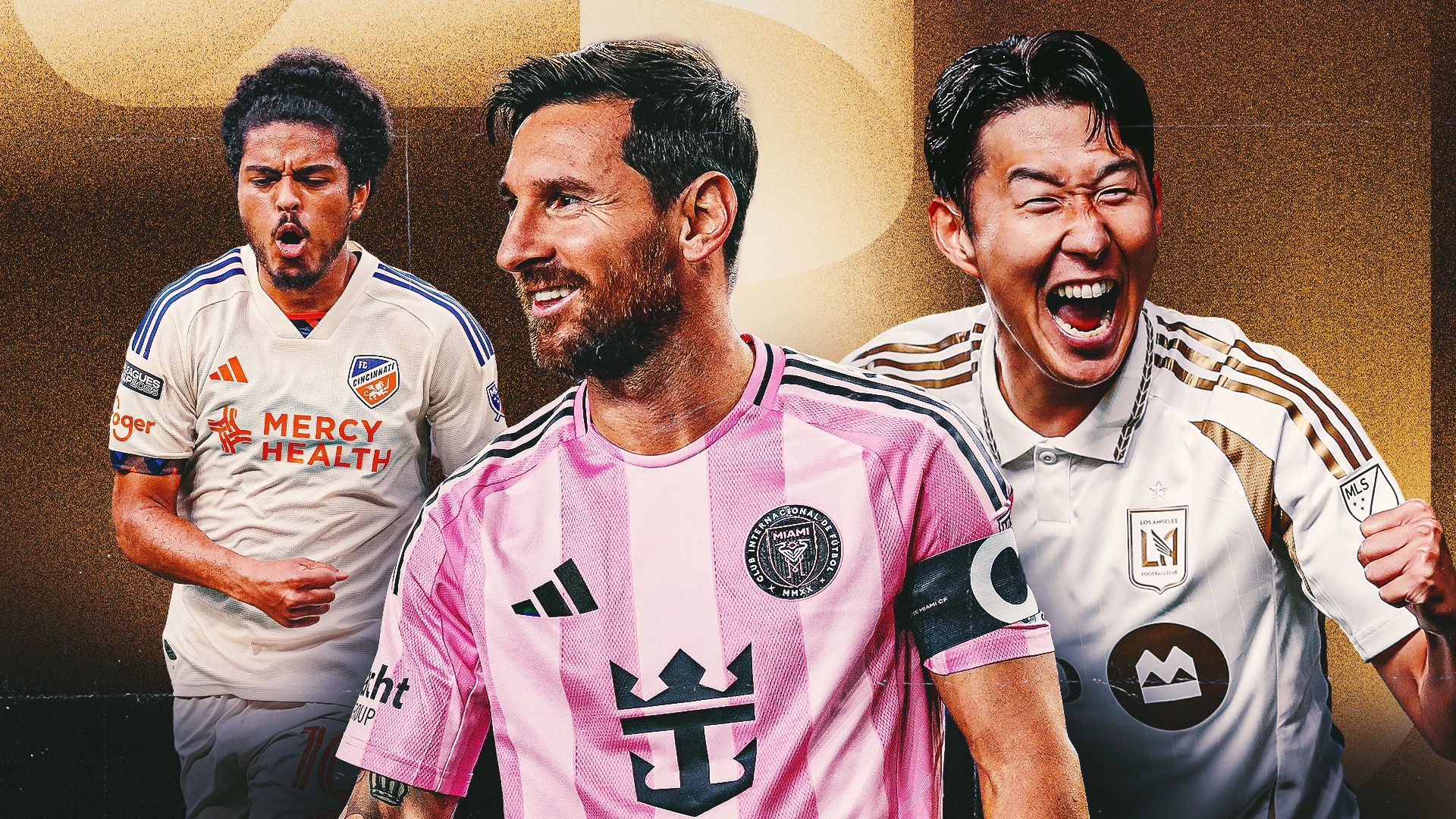 Lionel Messi, Son Heung-Min, Evander