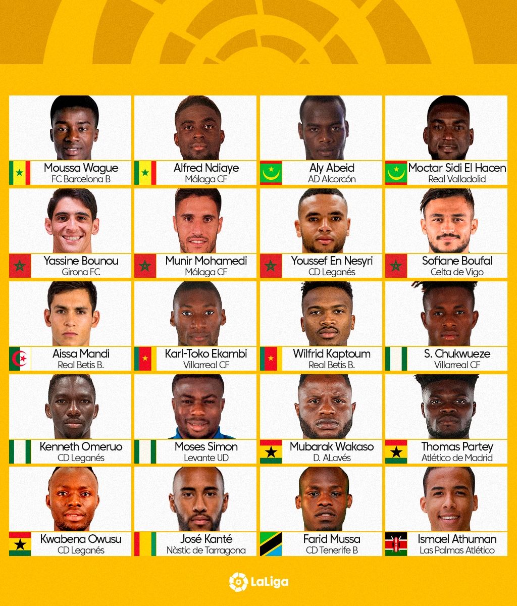La Liga Players AFCON