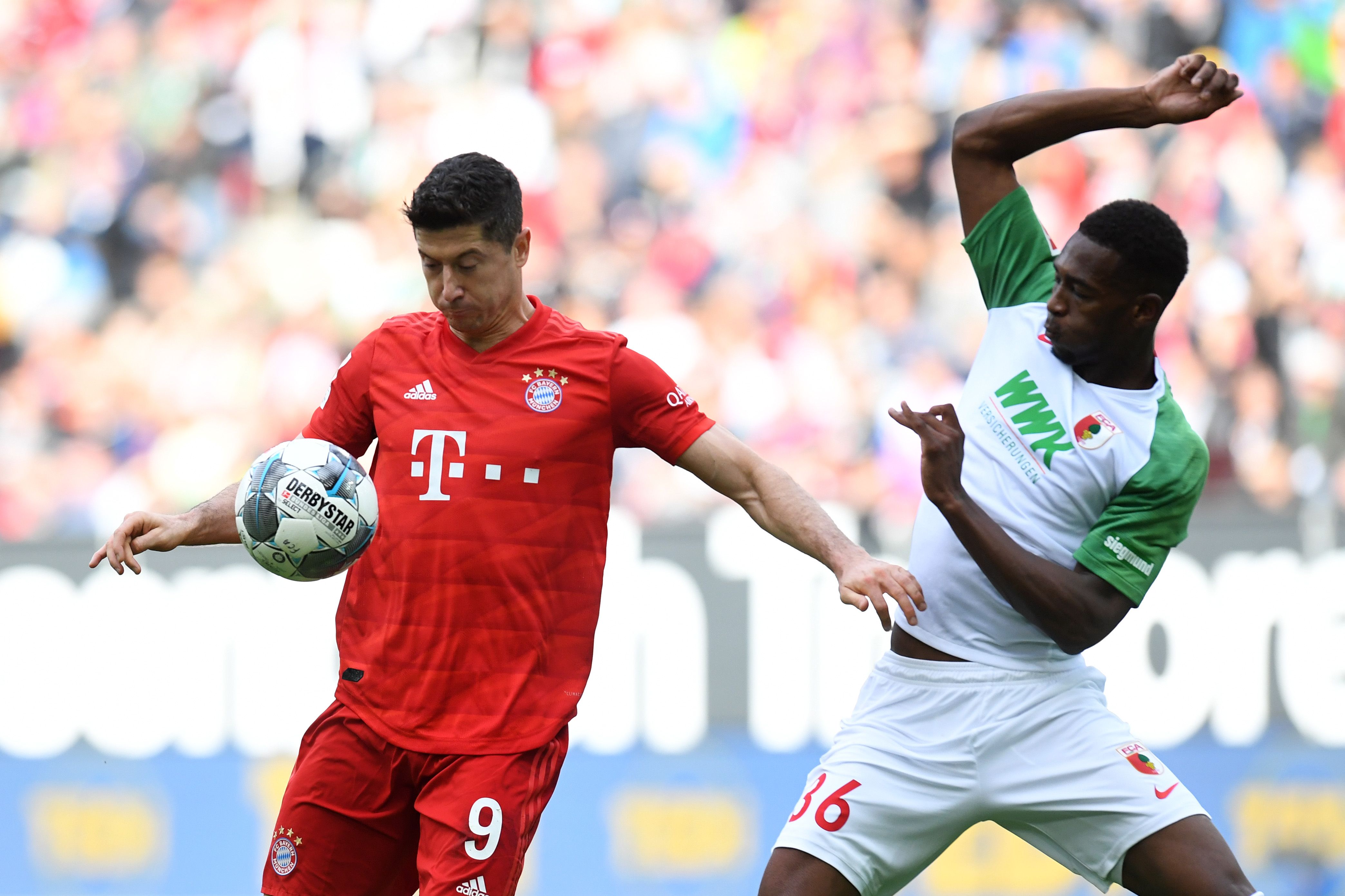 Lewandowski Reece Oxford Augsburg Bayern