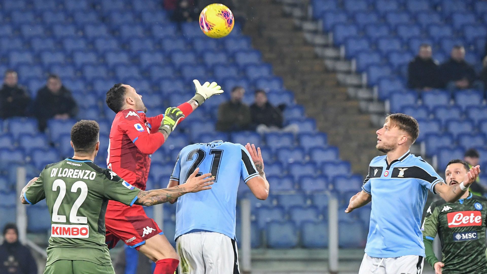David Ospina Lazio - Napoli Serie A 11012020